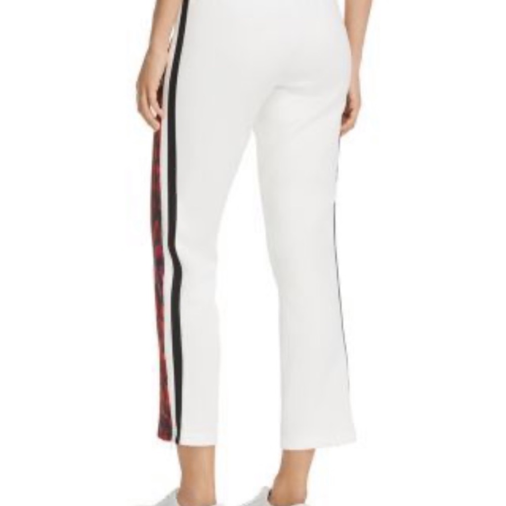 Pam & Gela white track pants